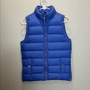 J. Crew ‘Perry-winkle Blue’  Quilted (thin) Puffer Vest